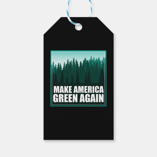 Make America Green Again Gift Tags (Front)