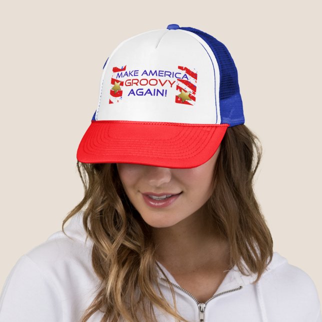 Make America Groovy Again!Trucker Hat (In Situ)