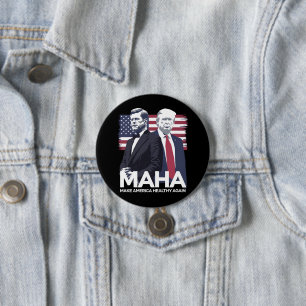 Make America Healthy Again 7.5 Cm Round Badge