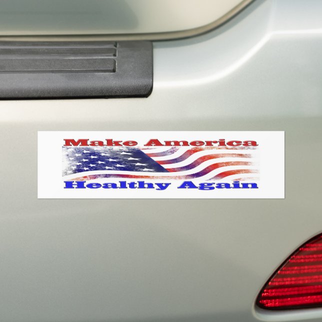 Make America Healthy Again Bumper Sticker (On Car)