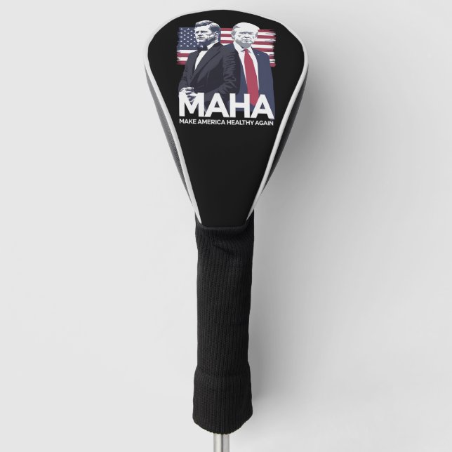 Make America Healthy Again Golf Head Cover (Front)
