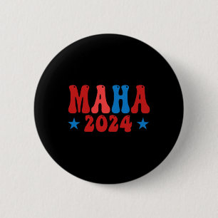 Make America Healthy Maha Pro-trump 2024 Conservat 6 Cm Round Badge