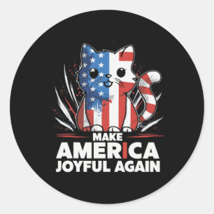 Make America Joyful Again Harris Wheimer Joyful Wa Classic Round Sticker