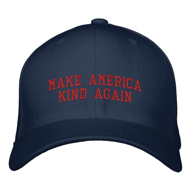 Make America Kind Again - Custom Baseball Cap (Front)
