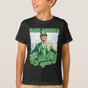 Make America Lucky Again Trump St. Patrick's Day S T-Shirt
