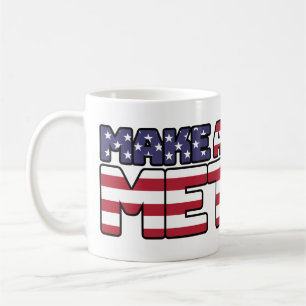 Make America Metric – Us Flag Metric System Scienc Coffee Mug