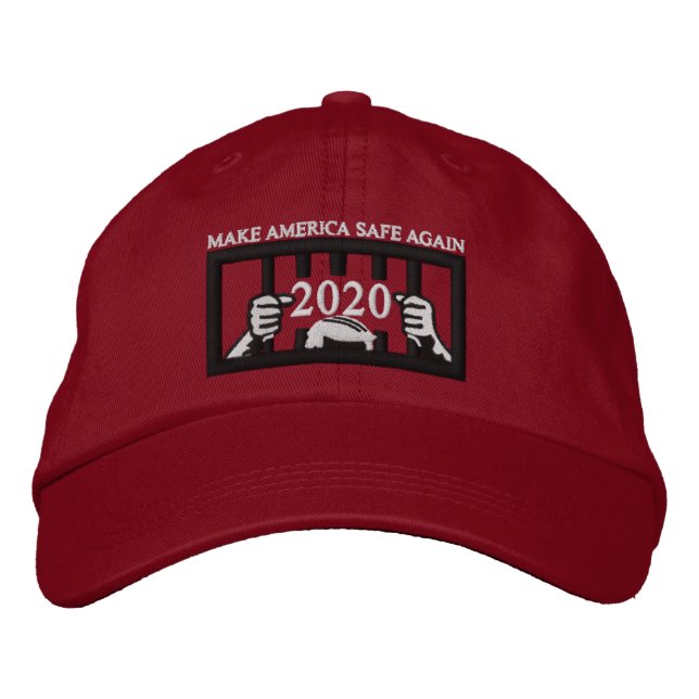 Make America Safe Again - Impeach 45 for 2020 Embroidered Hat (Front)