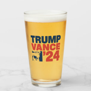Make America Safe Again Trump Vance 2024 MAGA Glass