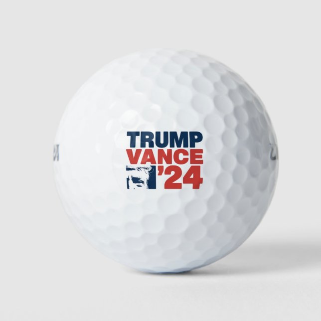 Make America Safe Again Trump Vance 2024 MAGA  Golf Balls (Front)