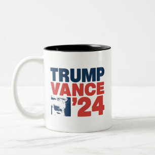 Make America Safe Again Trump Vance 2024 MAGA Two-Tone Coffee Mug