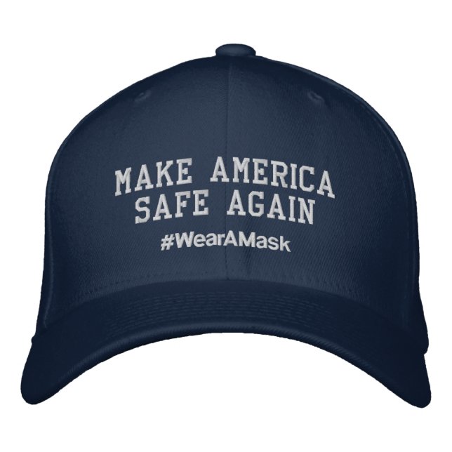 Make America Safe Again | #WearAMask Hat (Front)