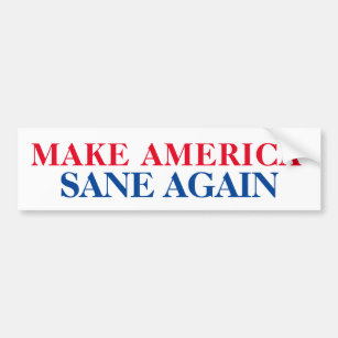 Make America Sane Again-Election 2020 Bumper Sticker