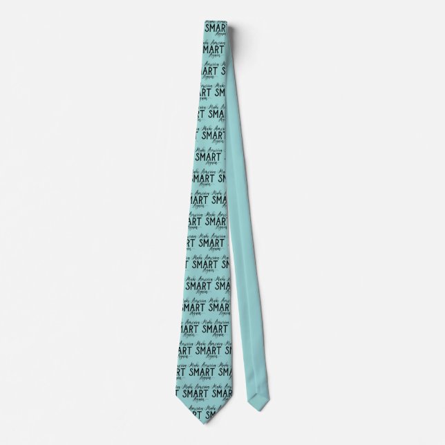 Make America Smart Again Anti-Trump Resistance Tie (Front)