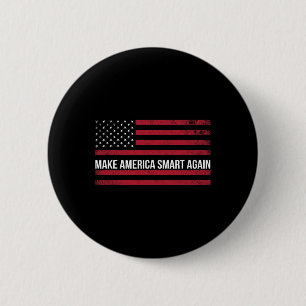 Make America Smart Again Science March Earth Day T 6 Cm Round Badge
