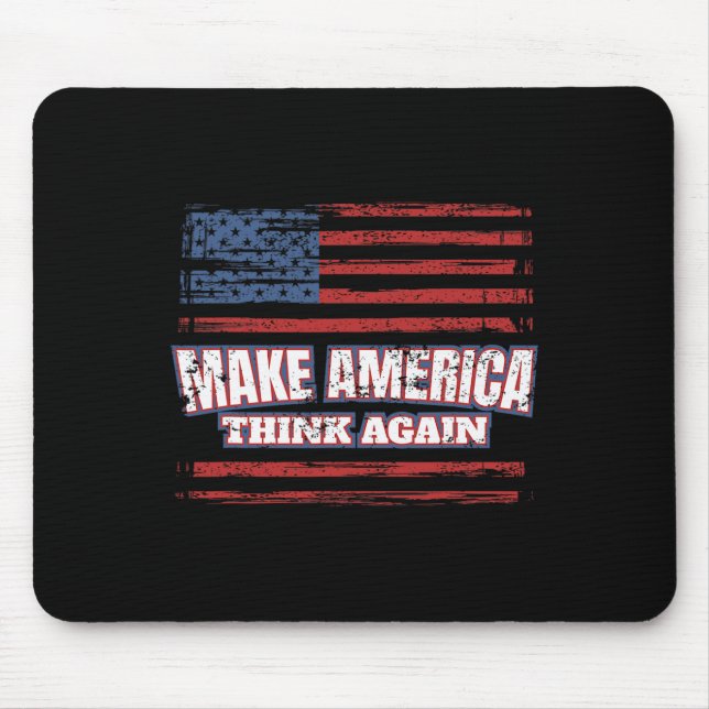 Make America Think Again  Mouse Pad (Front)