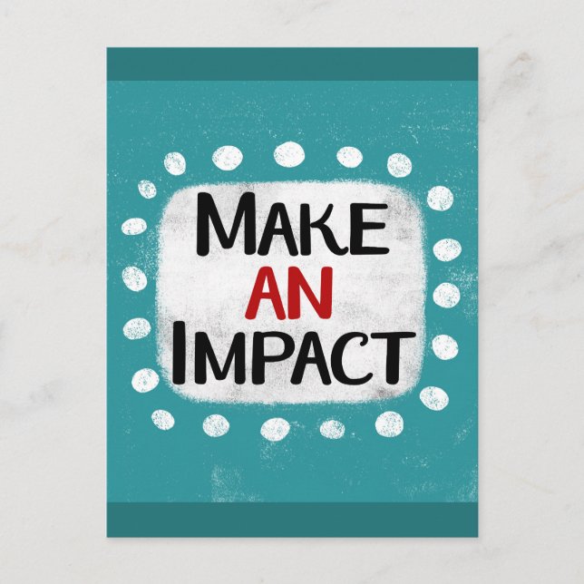 Make An Impact Postcard (Front)