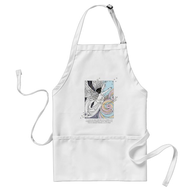 Make Art Angel Standard Apron (Front)