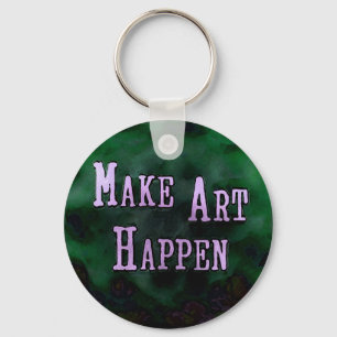 Make Art Happen Key Ring