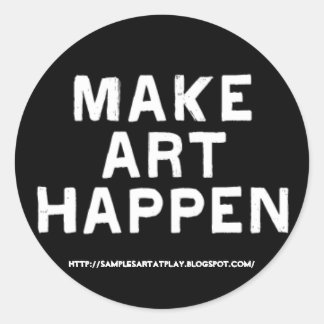 Make Art Happen - Sticker