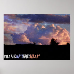 Make Art Not War Poster