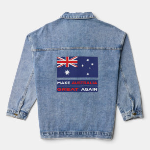 Make Australia Great Again Denim Jacket