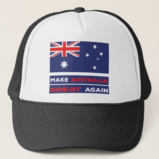 Make Australia Great Again Trucker Hat (Front)
