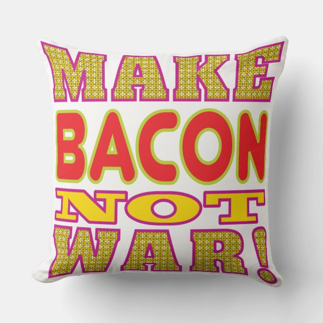 Make Bacon Cushion (Front)