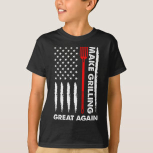 Make Barbecuing Great 4th July Fun Bbq Pitmaster T-Shirt