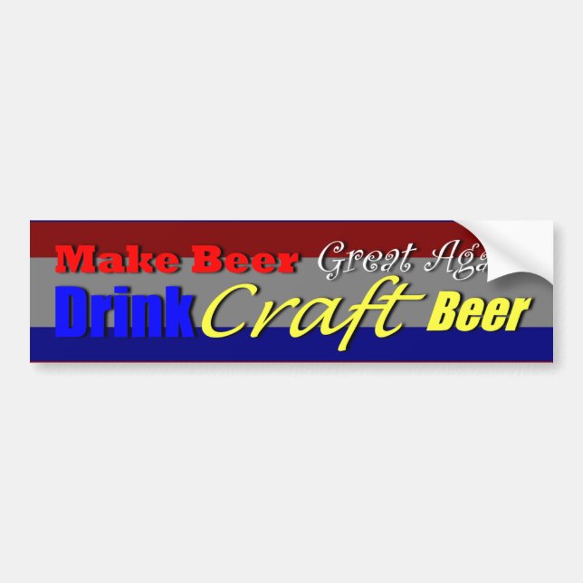 Make Beer Great Again 2 Bumper Sticker (Front)