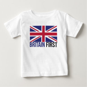 Make Britain Great Again UK First Flag Brexit Baby T-Shirt