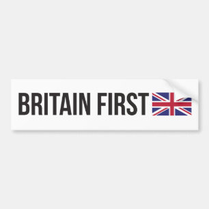 Make Britain Great Again UK First Flag Brexit Bumper Sticker