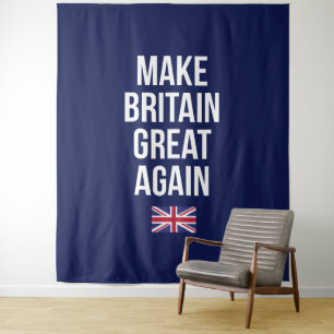 Make Britain Great Again UK First Flag Brexit Tapestry
