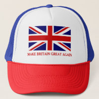 Make Britain Great Again Union Jack Trucker Hat