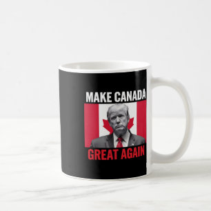 Make Canada Great Again Funny Trump Canadian Flag Coffee Mug