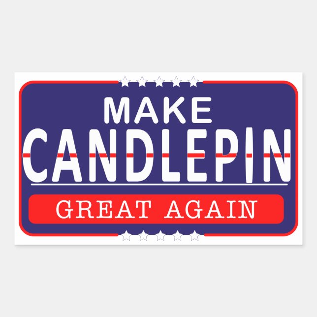 Make Candlepin Great Again Sticker (Front)