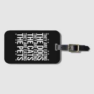 Make Cats Safe Again Funny 2024 Presidential  Luggage Tag