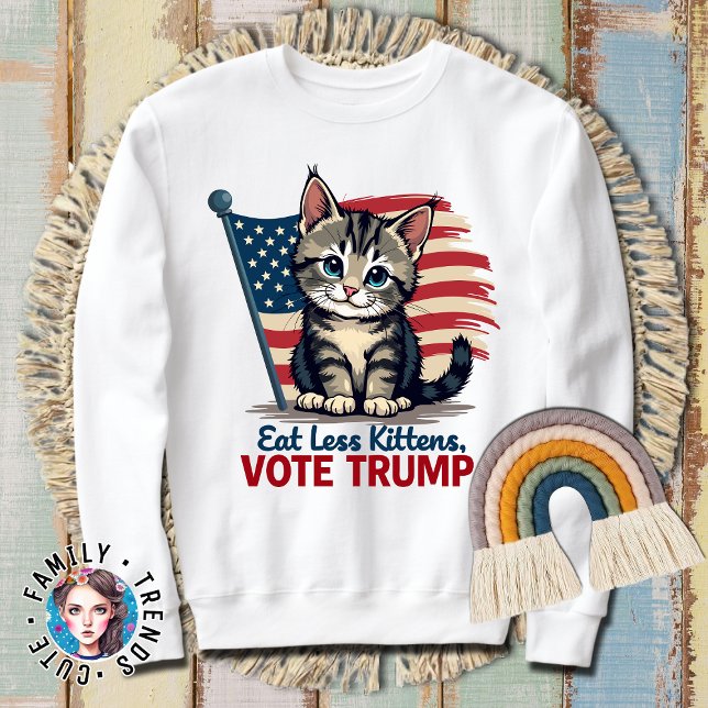 Make Cats Safe Again Funny 2024 Presidential  Sweatshirt (Creator Uploaded)