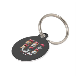 Make Cats Safe Again Maga Trump Election Pet Tag