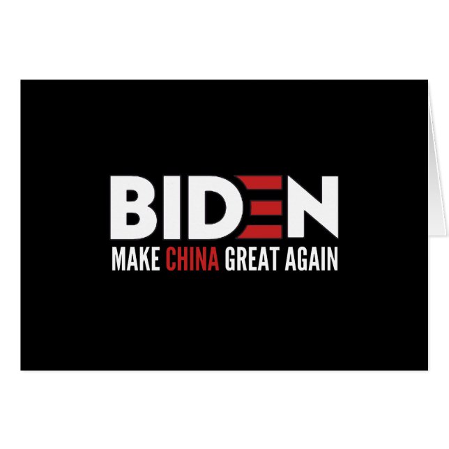 Make China Great Again (Front Horizontal)