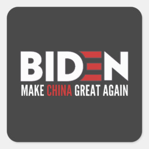 Make China Great Again Square Sticker
