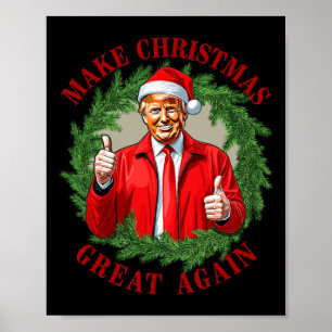 Make Christmas Great Again Donald Trump Mega Poster