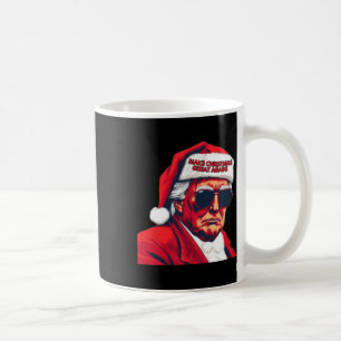 Make Christmas Great Again Funny Santa Trump 2024 Coffee Mug