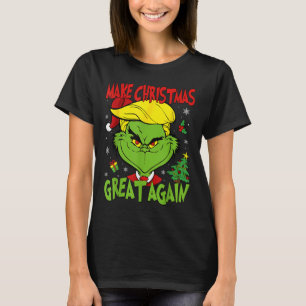 Make Christmas Great Again Funny Santa Trump 2024 T-Shirt