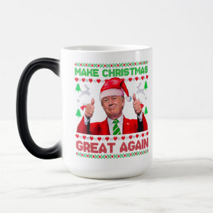 Make Christmas Great Again Funny Trump Christmas Magic Mug