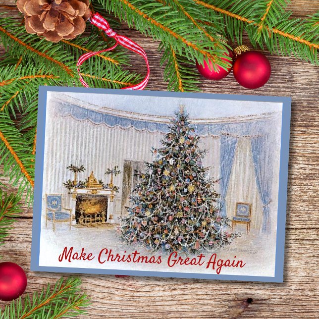 Make Christmas Great Again Oval Office Postcard (Creator Uploaded)