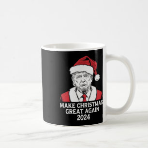 Make Christmas Great Again Santa Funny Trump Xmas Coffee Mug