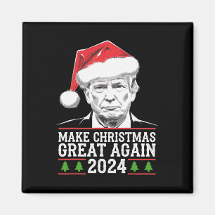 Make Christmas Great Again Santa Funny Trump Xmas  Magnet