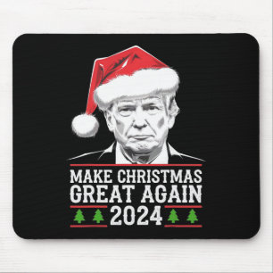 Make Christmas Great Again Santa Funny Trump Xmas  Mouse Pad