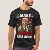 Make Christmas Great Again Santa Funny Trump Xmas