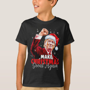 Make Christmas Great Again Santa Funny Trump Xmas T-Shirt